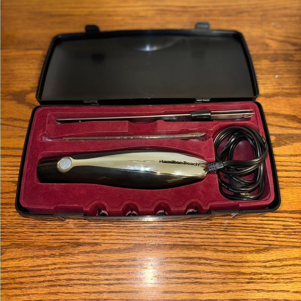 Hamilton Beach Black and Silver Electric Knife Set